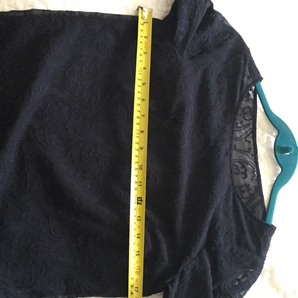 LOFT Embroidered Lace Blouse - Picture 4 of 4